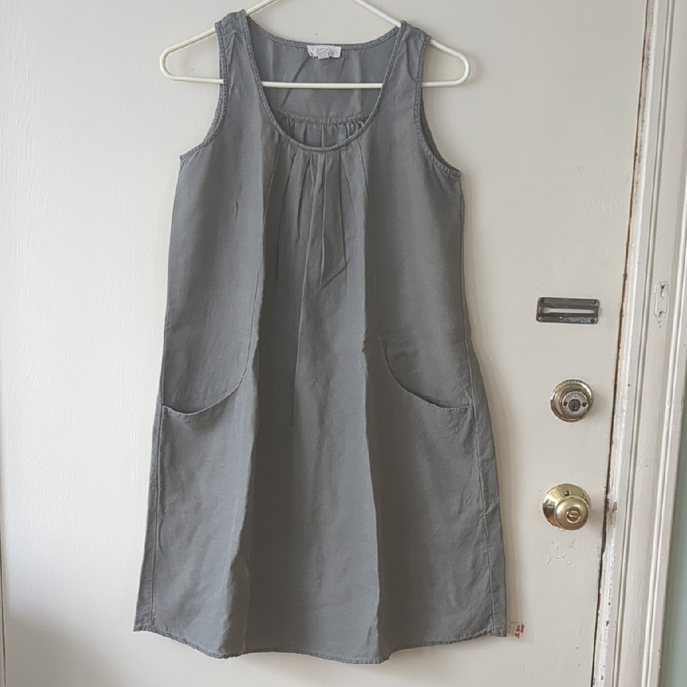 Cupio Gray Sleeveless Mini Dress Size S